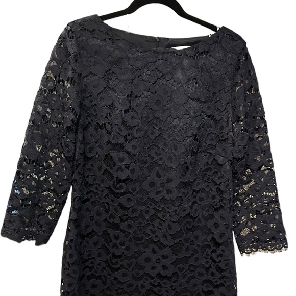 Trina Turk black lace mini dress size 12 - Picture 5 of 11